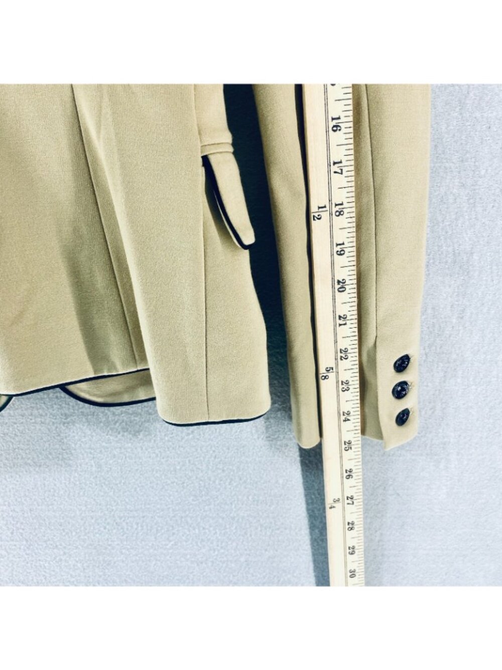 Plein Sud Jeanius Blazer Womens S Beige Single Button Designer Italy Italian - Picture 11 of 11